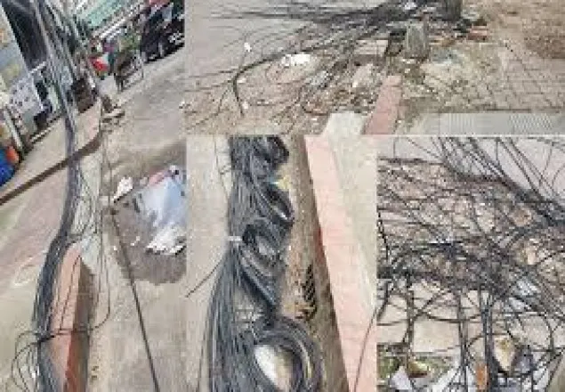  ডিএসসিসির অবৈধ ক্যাবল সংযোগ উচ্ছেদ কার্যক্রম শুরু