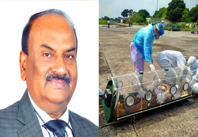 হেলিকপ্টারে ঢাকায় আনা হলো করোনাক্রান্ত এমপি মনসুরকে