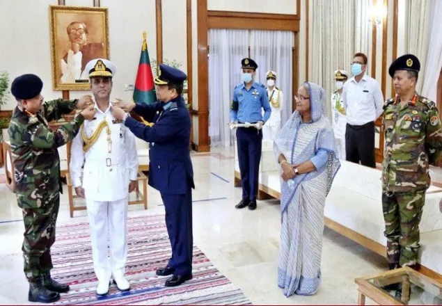 পদোন্নতি পেলেন নৌবাহিনী প্রধান