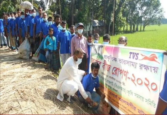 মাগুরার তিন গ্রামে ১০ হাজার তালবীজ রোপন
