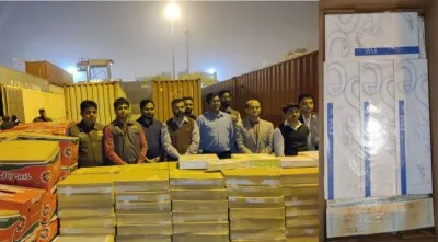 আপেলের চালানে সিগারেট, সাড়ে ৫ কোটি টাকা শুল্কফাঁকির চেষ্টা