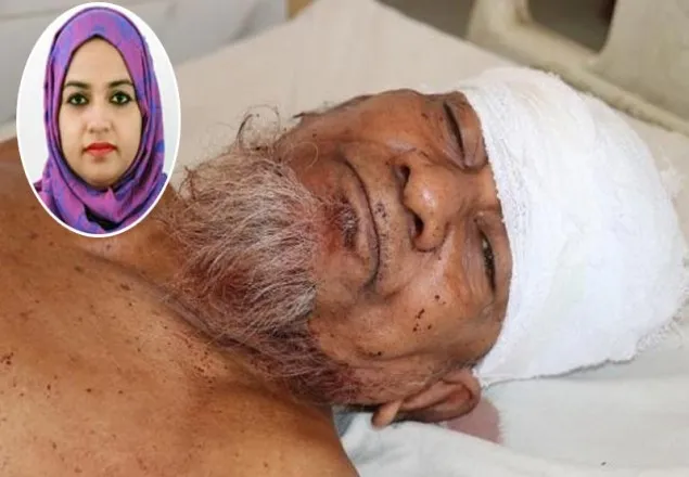 ঢাকায় আনা হয়েছে ইউএনও ওয়াহিদা খানমের বাবাকে 