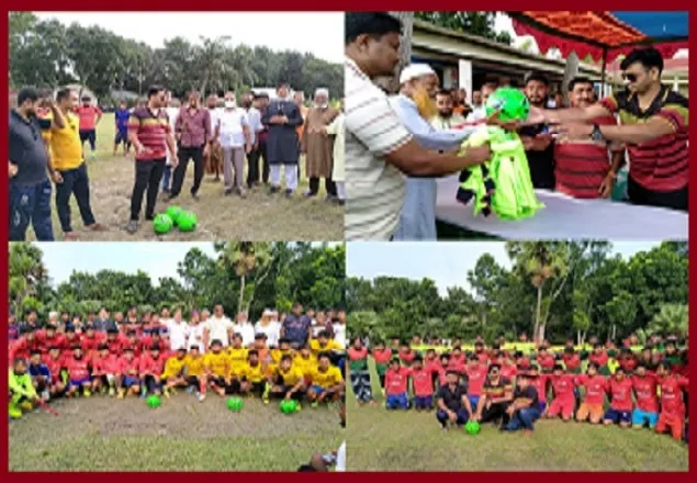 ফরিদপুরের মধুখালীতে কাজী মিরাজ স্মৃতি ফুটবল টুর্নামেন্ট অনুষ্ঠিত