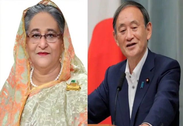  জাপানের নতুন প্রধানমন্ত্রীকে শেখ হাসিনার অভিনন্দন