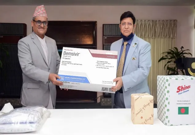 কোভিড-১৯: নেপালকে চিকিৎসা সামগ্রী দিলো বাংলাদেশ