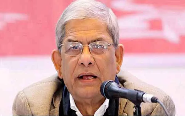 হাসিনার বদলে কেয়ারটেকার, ইভিএমের বদলে ব্যালট পেপারে ভোট নিতে হবে : ফখরুল