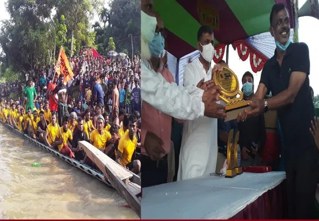 গড়াই নদীতে নৌকা বাইচ প্রতিযোগিতা অনুষ্ঠিত