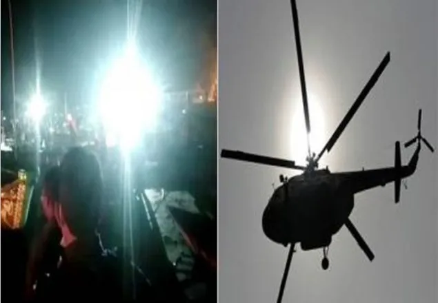 ইলিশ রক্ষায় হেলিকপ্টারে রাতভর অভিযান