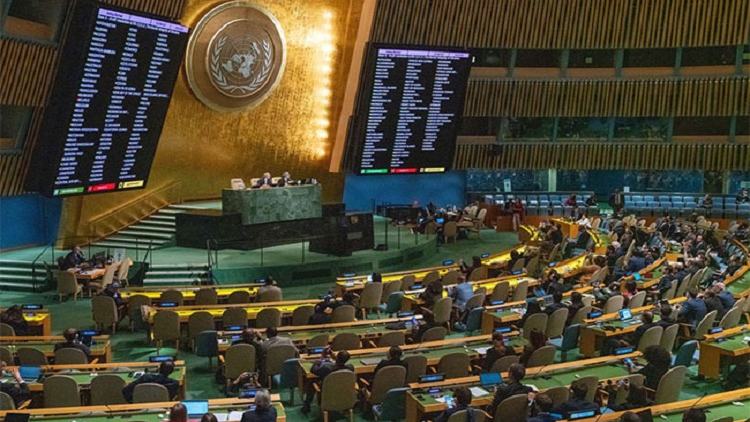 UN General Assembly condemns Russia 'illegal annexation' of Ukraine land
