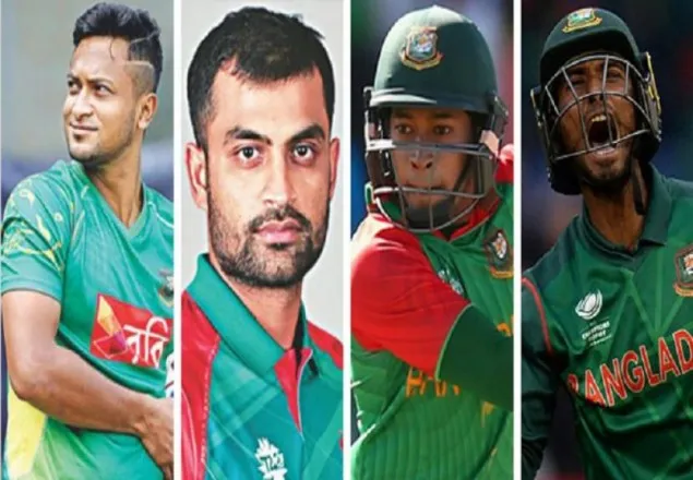 বঙ্গবন্ধু টি-টোয়েন্টি টুর্নামেন্ট : পাঁচ দলের চূড়ান্ত স্কোয়াড