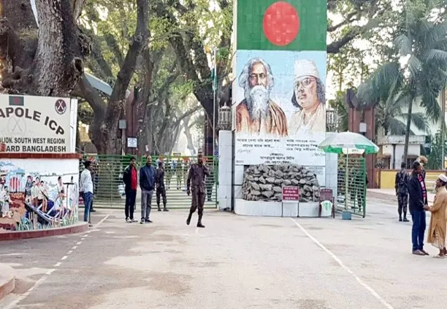 বেনাপোল বন্দরে আমদানি-রপ্তানি বন্ধ