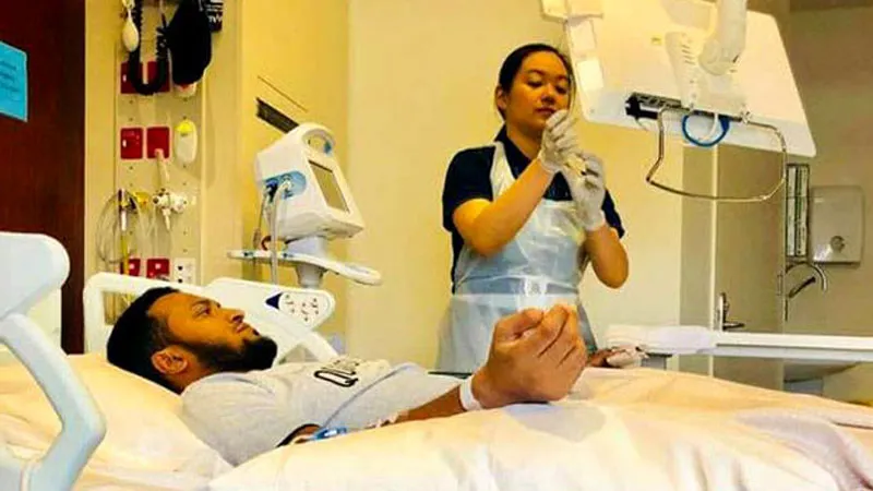 অনুশীলন থেকে হঠাৎ হাসপাতালে সাকিব