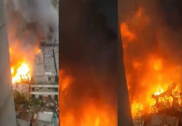 মোহাম্মদপুরে বিহারী পট্টির আগুন নিয়ন্ত্রণে