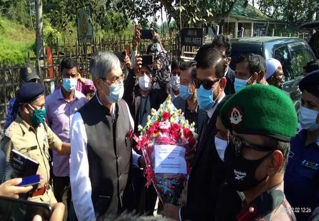 বুড়িমারী ভারতের হাই কমিশনারের স্থলবন্দর পরিদর্শন