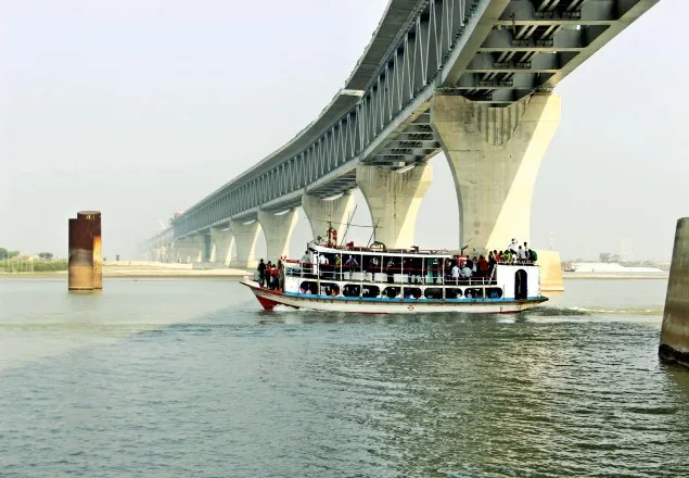 আজ দৃশ্যমান হচ্ছে পদ্মা সেতুর ৬ কিলোমিটার