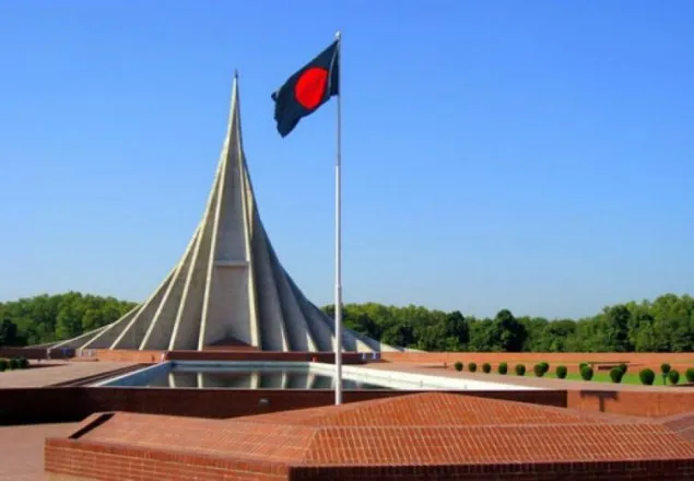 বীর শহীদদের শ্রদ্ধা জানাতে প্রস্তুত স্মৃতিসৌধ