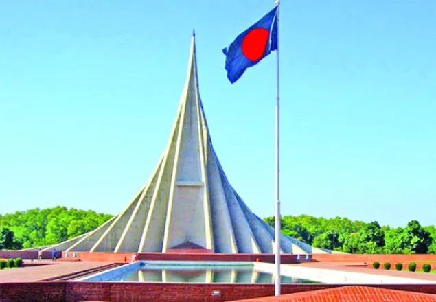 জাতীয় স্মৃতিসৌধে রাষ্ট্রপতি ও প্রধানমন্ত্রীর পক্ষে শ্রদ্ধা নিবেদন