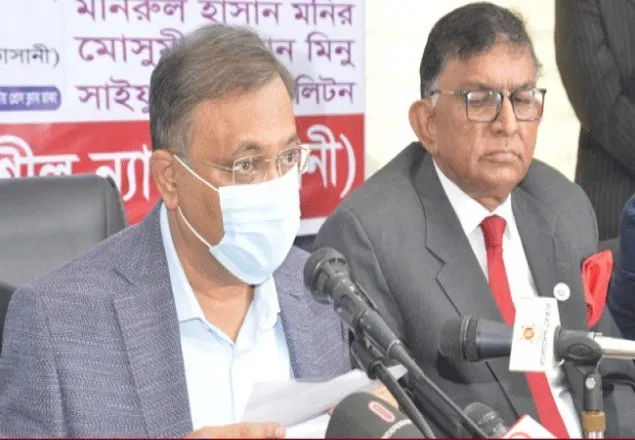 ৪২ বুদ্ধিজীবীর বিবৃতি বিএনপি অফিসে ড্রাফট করা: তথ্যমন্ত্রী