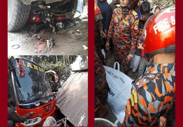 লালমনিরহাটে বাস চাপায় মোটরসাইকেল আরোহী নিহত
