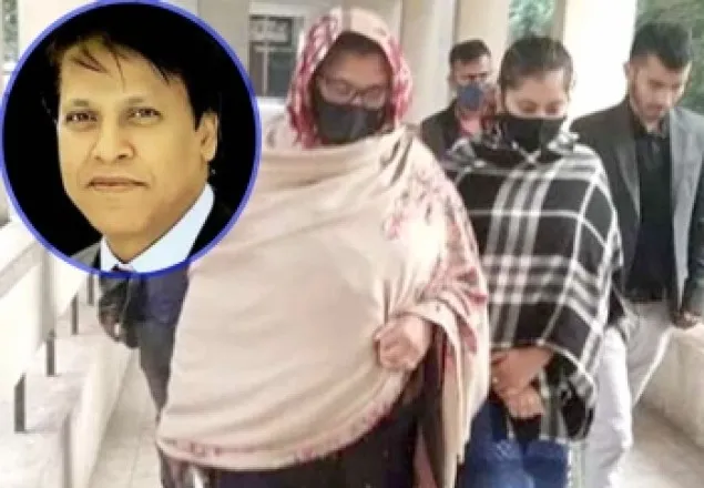 আত্মসমর্পণ করে জামিন পেলেন এমপি পাপুলের স্ত্রী ও মেয়ে