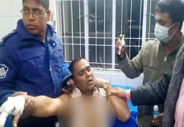 মনোনয়ন বঞ্চিতদের হামলায় ওসি আহত