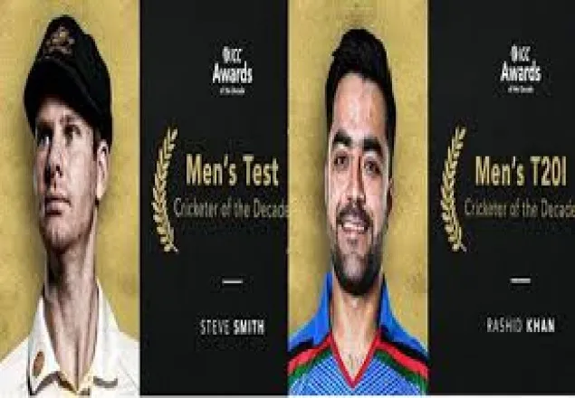 টেস্টে স্টিভেন স্মিথ, টি-টোয়েন্টির সেরা রশিদ খান