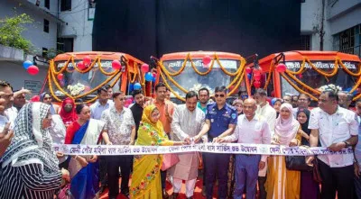 ফেনীতে চালু হলো পৌর মহিলা বাস সার্ভিস