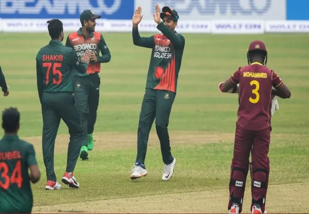 উইন্ডিজের বিপক্ষে বাংলাদেশের দাপুটে জয়