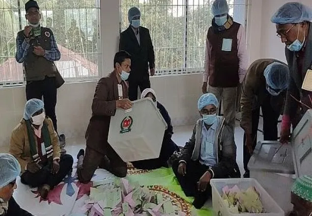 তৃতীয় ধাপের ভোটগ্রহণ শেষ, চলছে গণনা