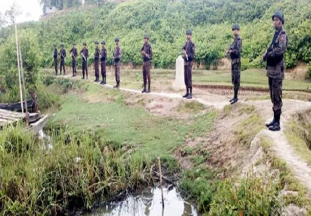মিয়ানমার সীমান্তে বিজিবির নিরাপত্তা জোরদার