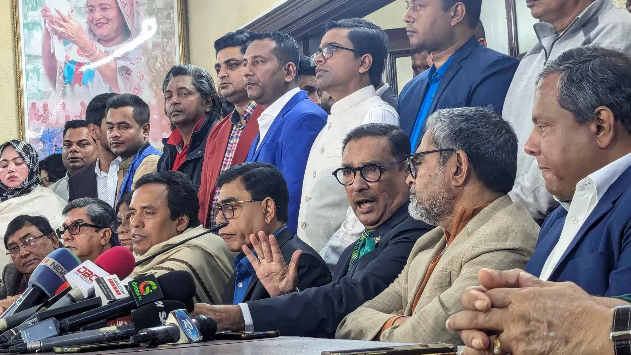 সাংবিধানিকভাবে নির্বাচিত সরকারকে উৎখাতের শক্তি কারও নেই: ওবায়দুল কাদের