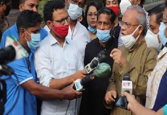 সমাবেশে হঠাৎ অসুস্থ রিজভী