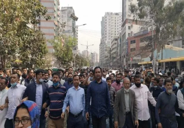 রিজভী-সোহেলের নেতৃত্বে রাজধানীতে বিএনপির বিক্ষোভ