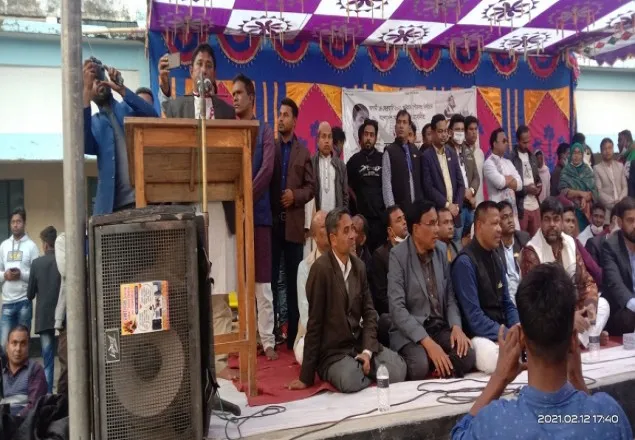 পাটগ্রাম পৌরসভায় নৌকা মার্কার জনসভা