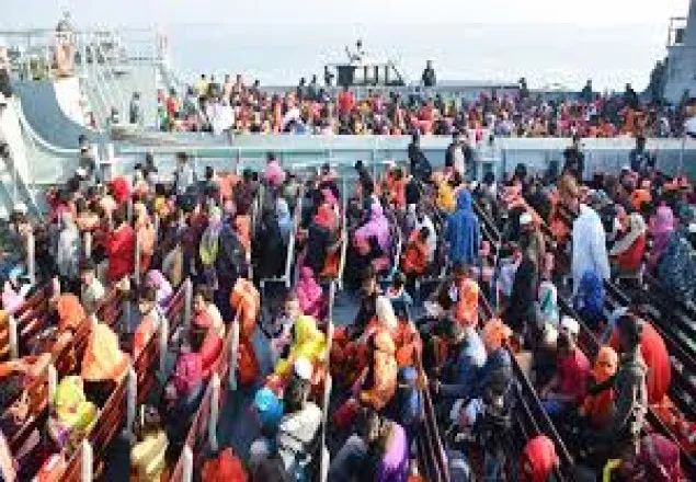 চতুর্থ দফায় ভাসানচরে পৌঁছেছে ২ হাজার রোহিঙ্গা
