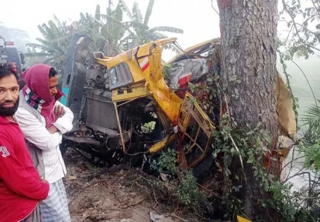 গোপালগঞ্জে গাছে ট্রাকের ধাক্কায় নিহত ২