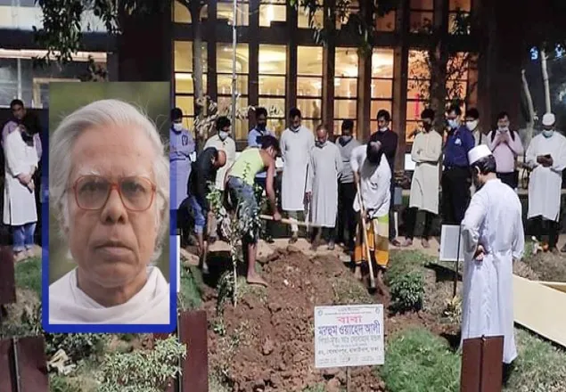 মসজিদের পাশেই চিরনিদ্রায় শায়িত সৈয়দ আবুল মকসুদ