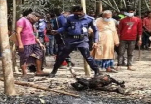 মাগুরায় অজ্ঞাত ব্যক্তির অগ্নিদগ্ধ লাশ উদ্ধার