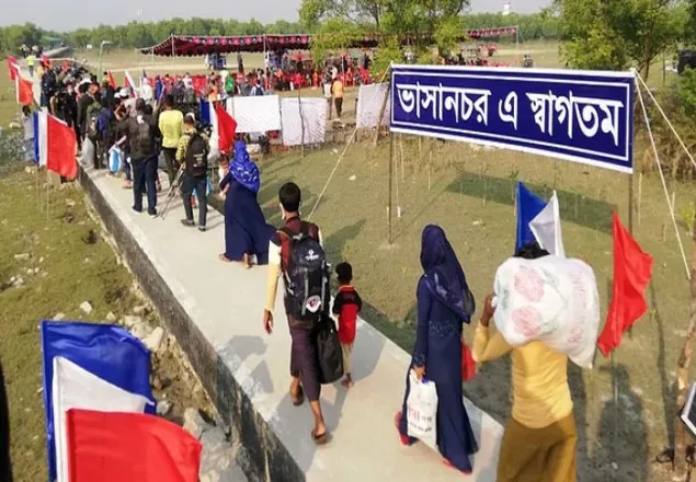 রোহিঙ্গাদের দেখতে ভাসানচরে জাতিসংঘ প্রতিনিধিদল