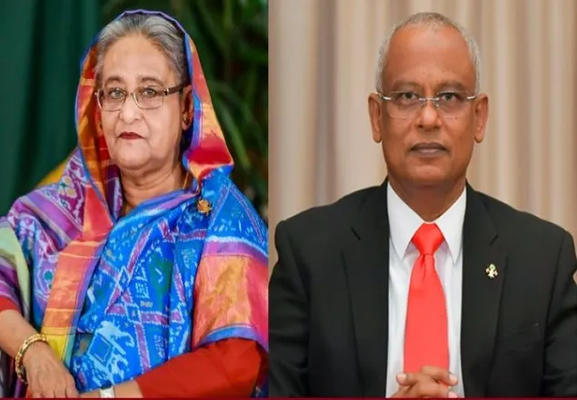বৈঠকে প্রধানমন্ত্রী ও মালদ্বীপের রাষ্ট্রপতি