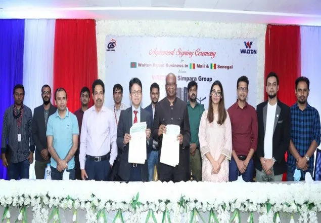 মালি-সেনেগালে পণ্য রপ্তানিতে ওয়ালটনের চুক্তি