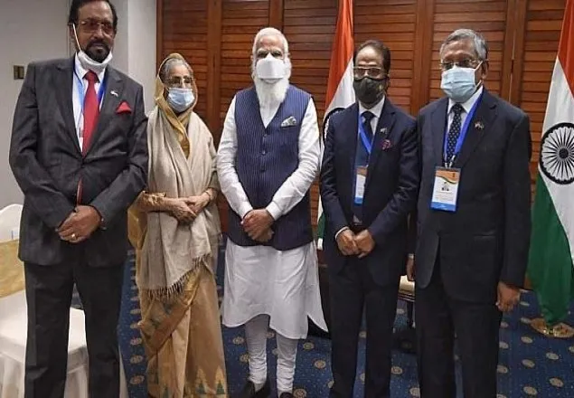 নরেন্দ্র মোদির সঙ্গে বৈঠকে জাতীয় পার্টির নেতারা