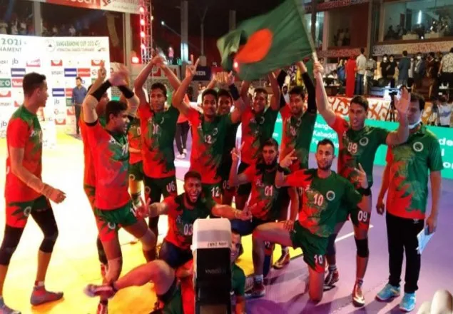 বঙ্গবন্ধু কাবাডিতে অপরাজিত চ্যাম্পিয়ন বাংলাদেশ