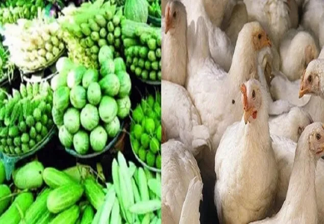 বাজারে বেড়েছে মুরগী ও সবজির দাম