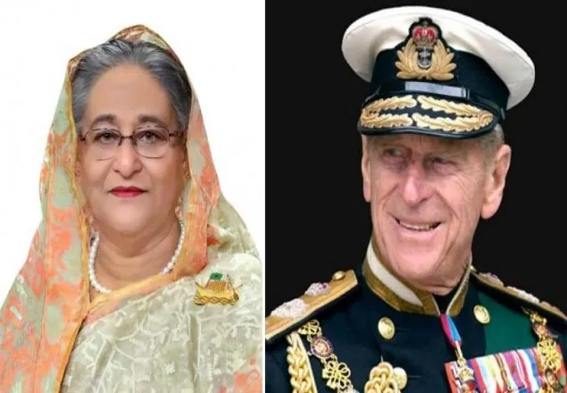প্রিন্স ফিলিপের মৃত্যুতে প্রধানমন্ত্রীর শোক