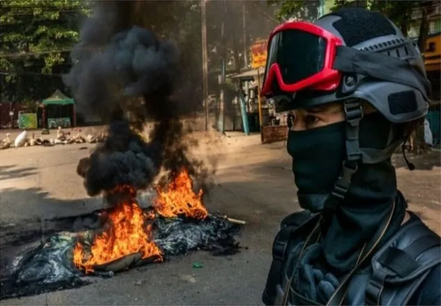 মিয়ানমারে একদিনের ক্র্যাকডাউনে এক শহরে ৮০ জনের বেশি নিহত