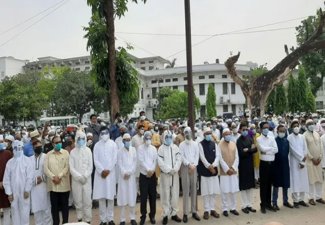 সুপ্রিম কোর্টে আব্দুল মতিন খসরুর জানাজা সম্পন্ন
