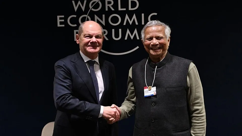 ওলাফ শোলজের সঙ্গে প্রধান উপদেষ্টার বৈঠক