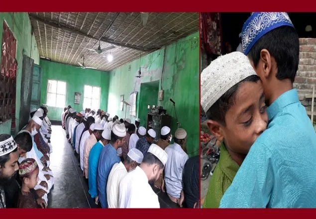 লালমনিরহাটের কয়েকটি গ্রামে ঈদ উদযাপন