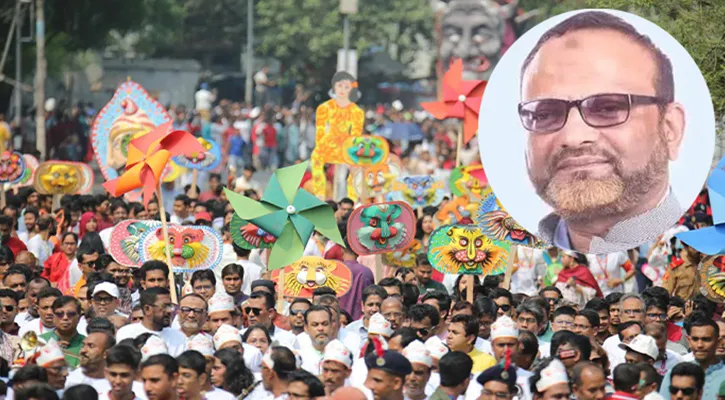 এবছর সর্ববৃহৎ বৈচিত্র্যপূর্ণ শোভাযাত্রা হয়েছে: ঢাবি উপাচার্য